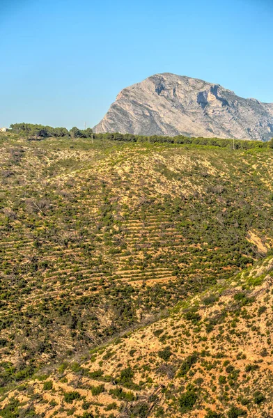 Landscape Mountains Xabia — Stockfoto