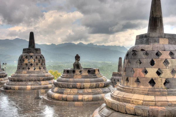 borobudur tapınağı, java, Endonezya