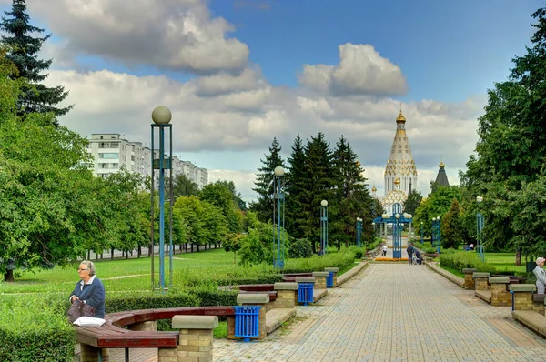 Minsk Belarus September 2017 City Center Summertime — Fotografia de Stock