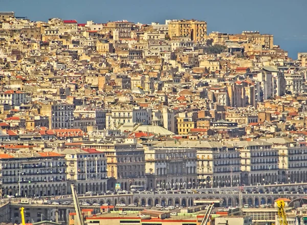 Algiers Algeria March 2020 Colonial Architecture Sunny Weather Hdr Image — Photo