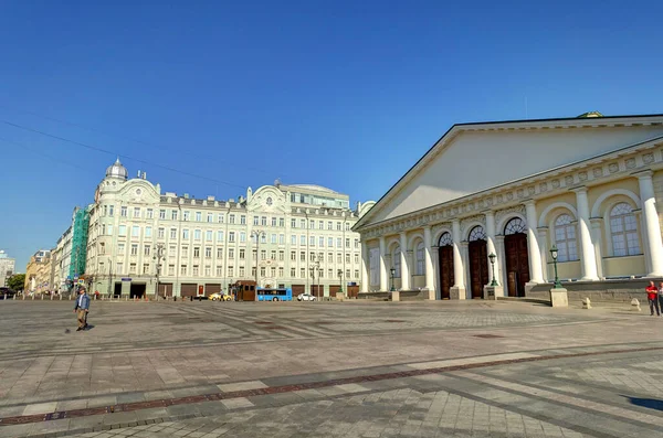 Moscow Russia August 2018 Історичний Центр Сонячної Погоди Зображення Hdr — стокове фото