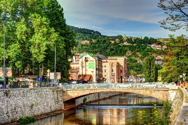 Sarajevo Capital Largest City Bosnia Herzegovina — Foto Stock