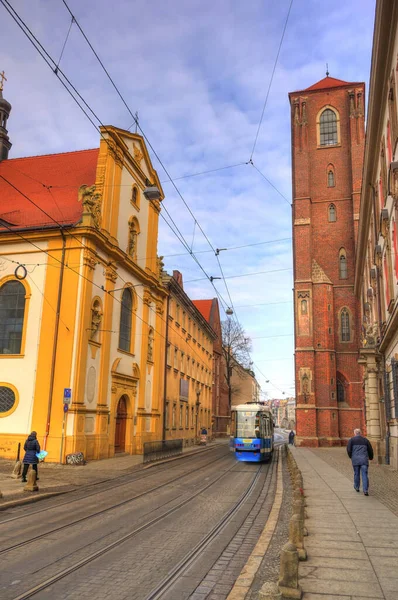 Wroclaw Poland August 2021 Historical Center Summertime — Stockfoto