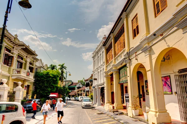 Penang Malaysia March 2019 Historical Center Springtime — Foto de Stock