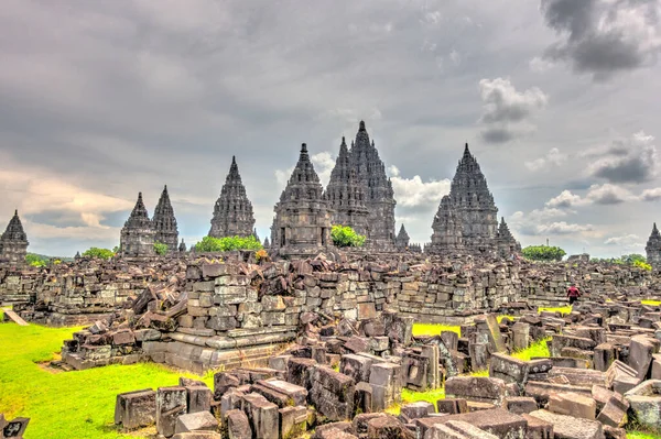 Templo Prambanan Java Indonésia — Fotografia de Stock