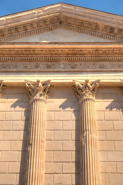 Nimes France August 2019 Historical Landmarks Summertime Hdr Image — Stockfoto