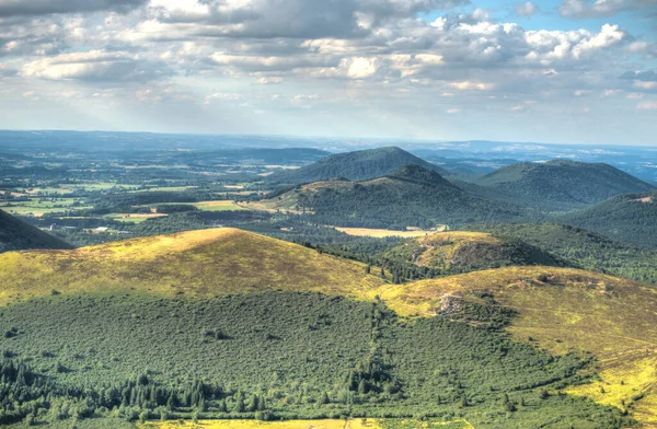 Beautiful Landscape Auvergne Historical Region France — ストック写真