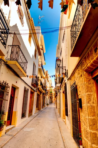 beautiful view of the xabia, spain 