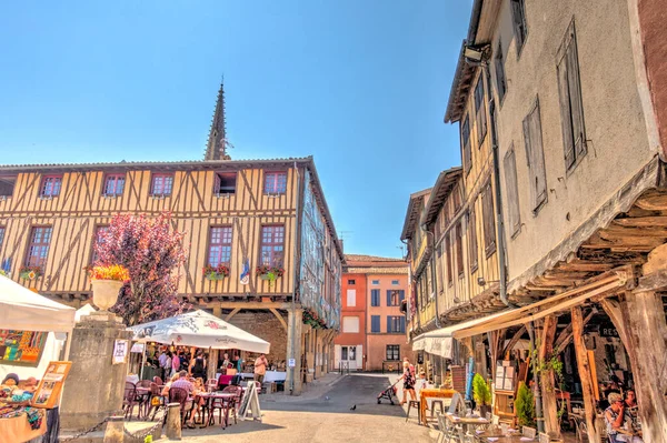 Foix France August 2019 Historical Center Summertime Hdr Image — Stock Fotó