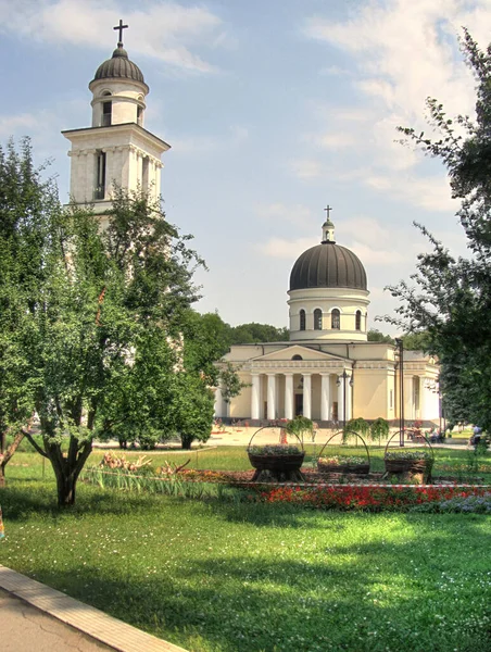 Chisinau, Moldova - July 2013 : Historical center in summertime