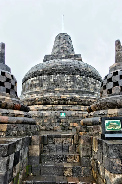 Templo Borobudur Java Indonesia —  Fotos de Stock