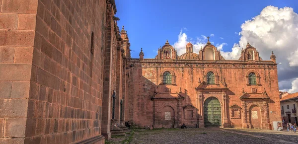 Cusco Peru Апрель 2018 Исторический Центр Солнечную Погоду — стоковое фото