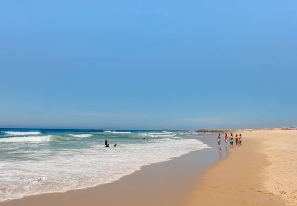 Aveiro Portugal July 2019 Costa Nova Beach Summertime — Stock fotografie