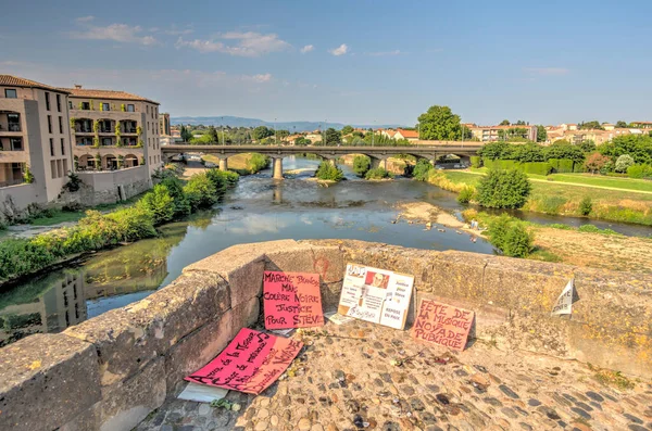 Foix France August 2019 Historical Center Summertime Hdr Image — Fotografia de Stock