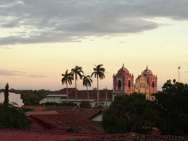 Leon Nicaragua January 2016 Historical Center View Hdr Image — Zdjęcie stockowe