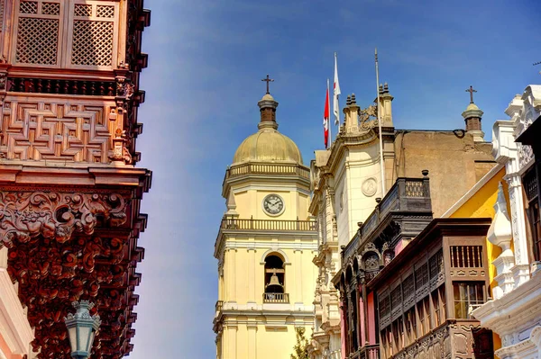 Lima Peru April 2018 Historical Center Sunny Weather — 图库照片