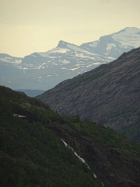 Όμορφη Θέα Του Τοπίου Του Narvik Αρκτική Νορβηγία — Φωτογραφία Αρχείου