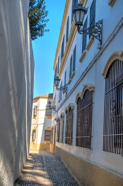 Landmarks Ronda City Located Top Mountain Andalusia Spain — ストック写真