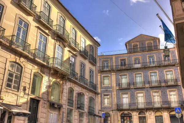 Lisbon Portugal April 2018 Historical Center View Hdr Image — 图库照片