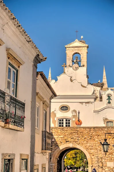 Faro Portugal January 2019 Historical Center Sunny Weather Hdr Image — Zdjęcie stockowe