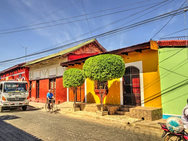 Leon Nicaragua January 2016 Historical Center View Hdr Image — 图库照片