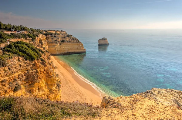 Benagil Beach Daytime Portugal — Stock fotografie