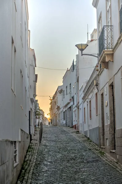 Faro Portugal January 2019 Historical Center Sunny Weather Hdr Image — Foto de Stock