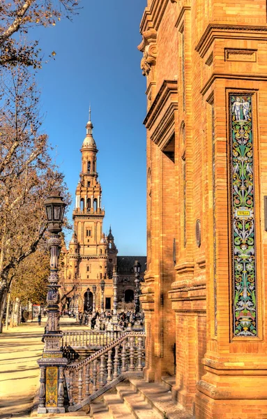 Sevilla Spain January 2019 Historical Center Sunny Weather — 图库照片