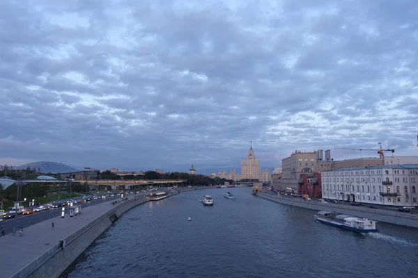 Moscow Russia August 2018 Historical Center Cloudy Weather — Foto Stock