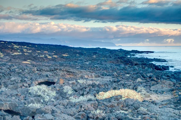 Sunrise Guimar Badlands Tenerife Spain — Stockfoto