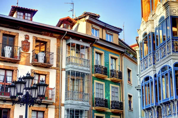 Oviedo Spain July 2018 Історичний Центр Сонячної Погоди — стокове фото