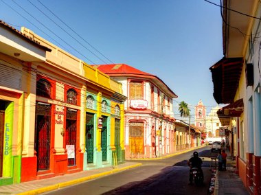 LEON, NICARAGUA - January 2016: Historical center view, HDR Image