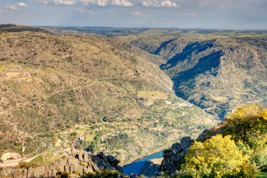 beautiful view of nature landscape. The Douro Valley 