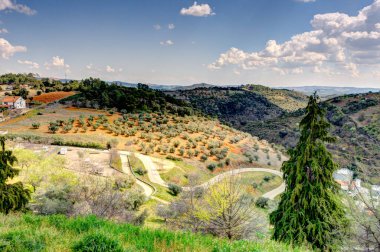 Braganca, Portugal - March 2019 : Historical center in springtime