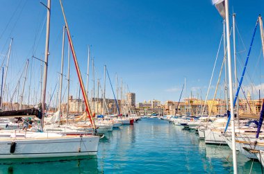 Marseilles, France - March 2022: Corniche view, HDR image