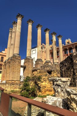 CORDOBA, SPAIN - April 2017: Historical center in springtime, HDR image