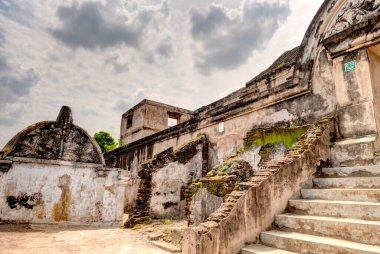 YOGYAKARTA, INDONESIA - APRIL 2019: Historical center in sunny weather