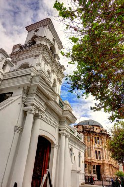 CUENCA, ECUADOR - April 2018: Historical landmarks view, HDR image