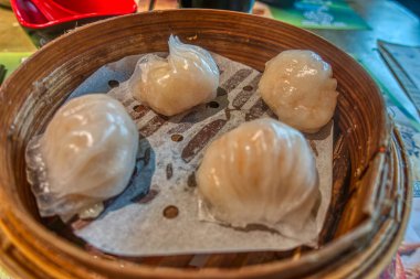 Kuala Lumpur, Malaysia - March 2019 : Dim Sum at a Chinese restaurant