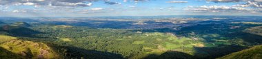 beautiful landscape in  Auvergne, historical region of France