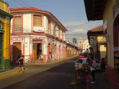 LEON, NICARAGUA - January 2016: Historical center view, HDR Image