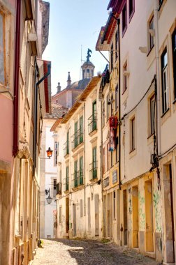 Coimbra, Portugal - July 2019 : Historical center in sunny weather