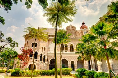 Kuala Lumpur, Malaysia - March 2019 : Historical center, HDR image