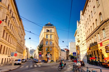 Vienna, Austria - July 2019 : Historical center in sunny weather