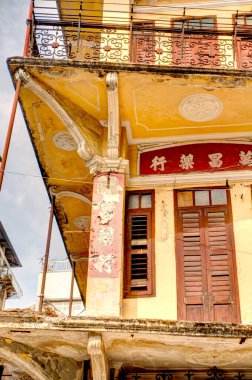 architecture details in Macau city center, HDR Image