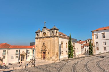 Coimbra, Portugal - July 2019 : Historical center in sunny weather