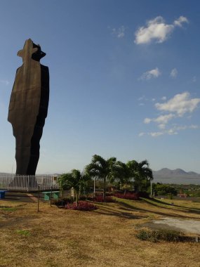 Managua, Nicaragua - January 2015 : City center in sunny weather