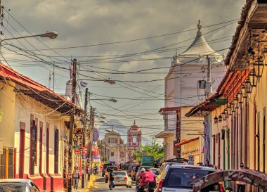 LEON, NICARAGUA - January 2016: Cityscape beautiful view, HDR Image