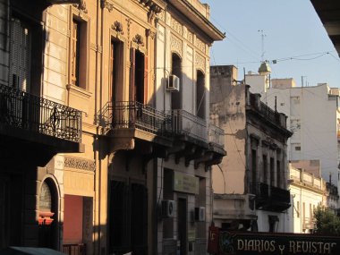 BUENOS AIRES, ARGENTINA - APRIL 2014 : Historical center of old city