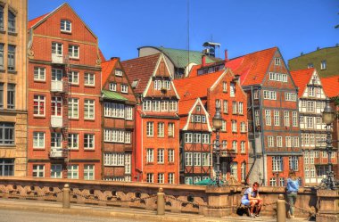 beautiful architecture in Hamburg, northern Germany
